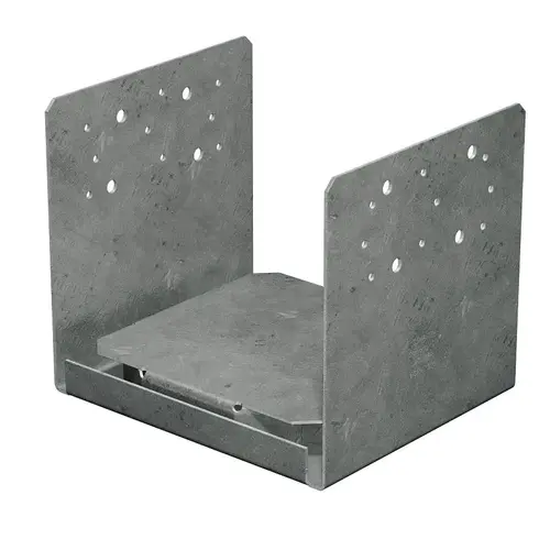 Adjustable Post Base 8" H X 8" W 14 Ga. Galvanized Steel ZMAX Adjustable Post Base 8" H X 8" W 14 Ga. Galvanized Steel ZMAX