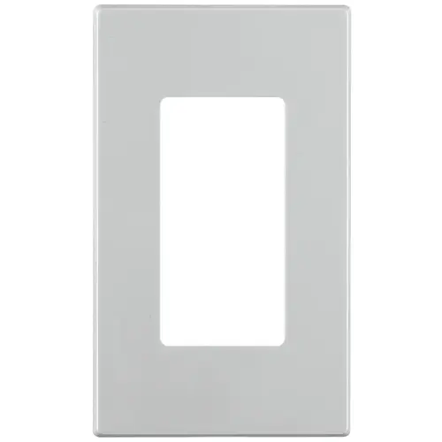 Wall Plate Decora White 1 gang Polycarbonate Rocker White Wall Plate Decora White 1 gang Polycarbonate Rocker White