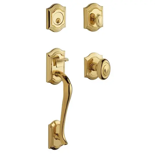 Bethpage Sectional Tubular Single Cylinder Handleset Lifetime Brass Finish Bethpage Sectional Tubular Single Cylinder Handleset Lifetime Brass Finish