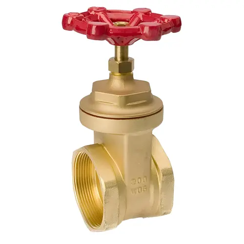 Gate Valve, 3 in Connection, Threaded, 125, 200 psi Pressure, Brass Body Gate Valve, 3 in Connection, Threaded, 125, 200 psi Pressure, Brass Body