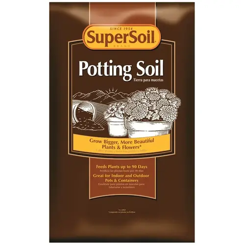 Potting Soil, 2 cu-ft Coverage Area, Bag Potting Soil, 2 cu-ft Coverage Area, Bag