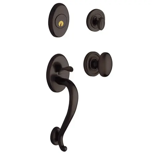 BALD LOGAN HANDLE X 5025 KNOB X SGL CYL, Venetian Bronze BALD LOGAN HANDLE X 5025 KNOB X SGL CYL, Venetian Bronze