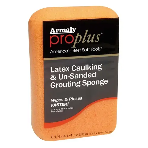 Tiling Sponge ProPlus Heavy Duty For Latex Caulking & Un-Sanded Grouting Orange