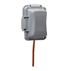 TAYMAC MM420GB N3r Gray 1-Gang Weatherproof Electrical Outdoor Outlet Cover