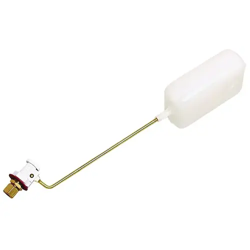 Float Valve, Polypropylene, White, For: Evaporative Cooler Purge Systems Float Valve, Polypropylene, White, For: Evaporative Cooler Purge Systems
