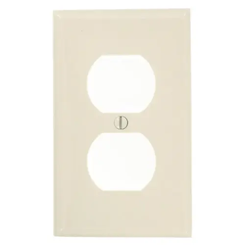 Wall Plate Light Almond 1 gang Thermoplastic Nylon Duplex Light Almond Wall Plate Light Almond 1 gang Thermoplastic Nylon Duplex Light Almond