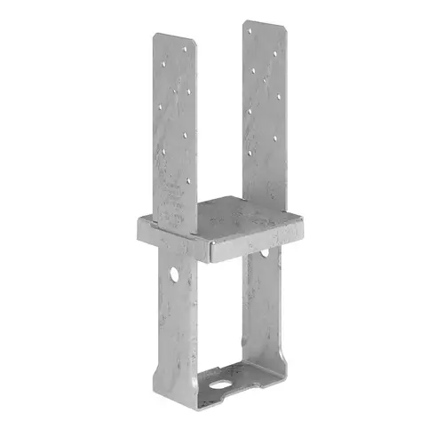 Column Base 8.75" H X 5.5" W 12 Ga. Galvanized Steel