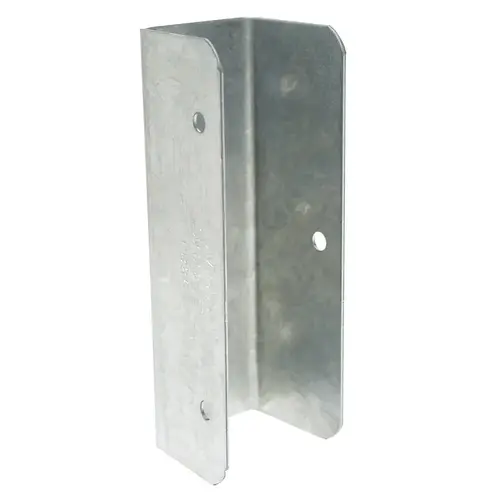 FB Fence Bracket, 1-9/16 in W, 18 ga Thick Material, Steel, Galvanized
