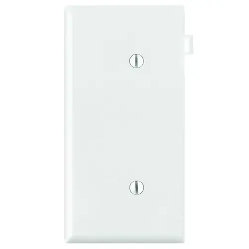 Wall Plate White 1 gang Thermoplastic Nylon Blank White Wall Plate White 1 gang Thermoplastic Nylon Blank White