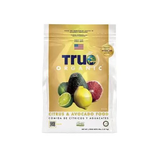 Citrus and Avocado Food, 4 lb Bag, Granular, 4-5-4 N-P-K Ratio