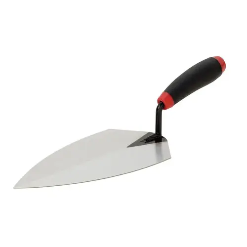 Trowel MaxxGrip 10" W X 15" L Carbon Steel Philadelphia Brick Trowel MaxxGrip 10" W X 15" L Carbon Steel Philadelphia Brick