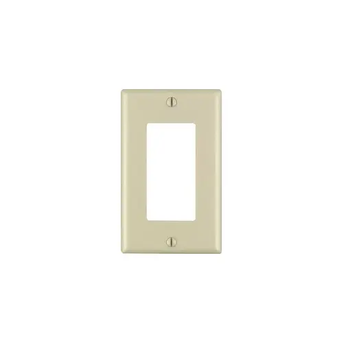 80401-I Wallplate, 4-1/2 in L, 2-3/4 in W, 1-Gang, Thermoset Plastic, Ivory, Smooth 80401-I Wallplate, 4-1/2 in L, 2-3/4 in W, 1-Gang, Thermoset Plastic, Ivory, Smooth