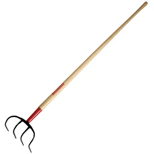 4-Tine Manure Hook, Forged Head, Steel Ferrule, 8.5 x 10-In. 4-Tine Manure Hook, Forged Head, Steel Ferrule, 8.5 x 10-In.