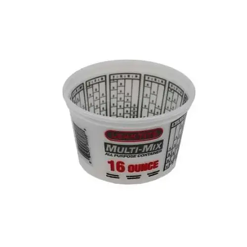 300352 Mixing Container, 16 oz Capacity, Plastic 300352 Mixing Container, 16 oz Capacity, Plastic
