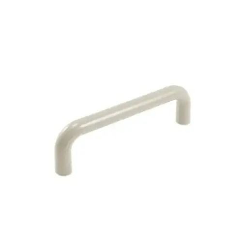 4" plastic pull polybagged w/screws Almond 4" plastic pull polybagged w/screws Almond