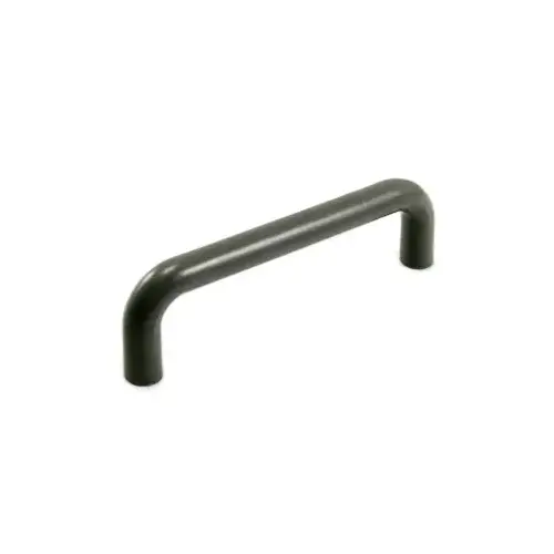 4" plastic pull polybagged w/screws Satin Black 4" plastic pull polybagged w/screws Satin Black