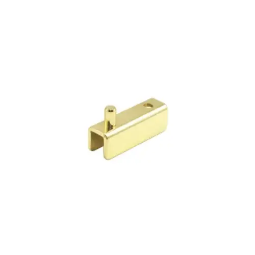 Free Swinging Glass Door Hinge, Screw-On Polished Brass Free Swinging Glass Door Hinge, Screw-On Polished Brass