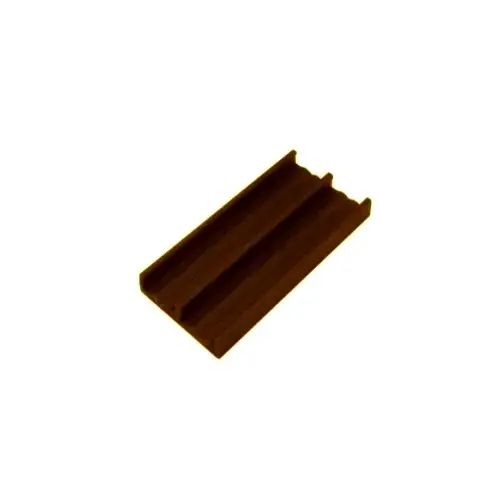 Plastic track Brown - 144" Length - pack of 5 Plastic track Brown - 144" Length - pack of 5