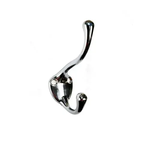 Coat & hat hook, bulk, no screws Chrome Coat & hat hook, bulk, no screws Chrome