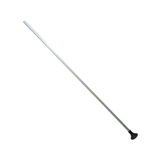 Wardrobe lift, 48" long arm, satin chrome & black Wardrobe lift, 48" long arm, satin chrome & black