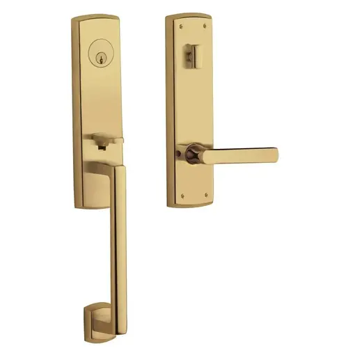 Soho 3/4 Left Hand Single Cylinder Tubular Handleset Lifetime Brass Finish Soho 3/4 Left Hand Single Cylinder Tubular Handleset Lifetime Brass Finish