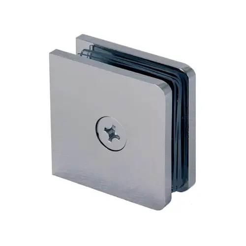 Junior Traditional Fixed Panel Clamp 1-3/4" x 1-3/4" For 1/4" Glass Junior Traditional Fixed Panel Clamp 1-3/4" x 1-3/4" For 1/4" Glass