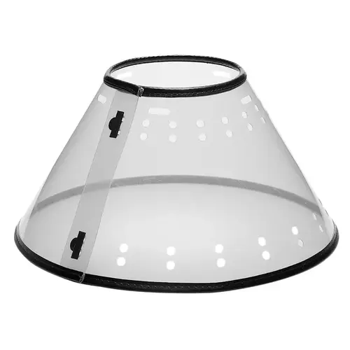 TP7167 M CL Elizabethan Collar, Fits Neck Size: 8-1/2 to 14-1/2 in, Cat, Dog, Polypropylene Plastic, Clear TP7167 M CL Elizabethan Collar, Fits Neck Size: 8-1/2 to 14-1/2 in, Cat, Dog, Polypropylene Plastic, Clear