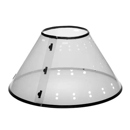 TP7167 L CL Elizabethan Collar, Fits Neck Size: 11-1/2 to 18-1/2 in, Cat, Dog, Polypropylene Plastic, Clear TP7167 L CL Elizabethan Collar, Fits Neck Size: 11-1/2 to 18-1/2 in, Cat, Dog, Polypropylene Plastic, Clear