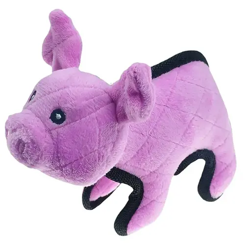 Pet Park Blvd Tuffimals Small Pig Dog Toy Purple Pet Park Blvd Tuffimals Small Pig Dog Toy Purple