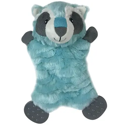 Dog Toy, Flatties Raccoon, Multi-Color Brown Dog Toy, Flatties Raccoon, Multi-Color Brown