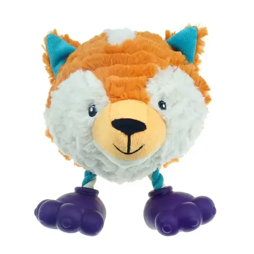 Pet Park Blvd Dog Toy, Plush, Footies Fox Pet Park Blvd Dog Toy, Plush, Footies Fox