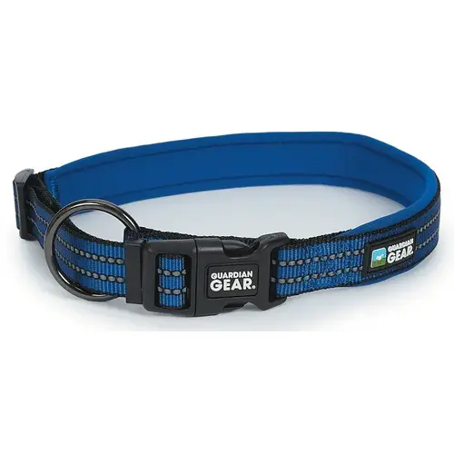 Dog Collar, O-Ring Link, 16 to 19 in L Collar, Nylon, Royal Blue Dog Collar, O-Ring Link, 16 to 19 in L Collar, Nylon, Royal Blue