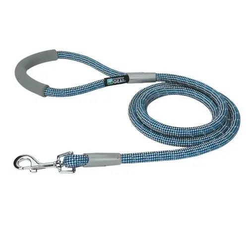 Reflective Rope Lead, 6 ft L, Blue, Fastening Method: Clasp Reflective Rope Lead, 6 ft L, Blue, Fastening Method: Clasp
