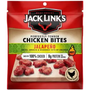 Jack Link's 10000038813-XCP12 10000038811 Chicken Tender Bites, Jalapeno, 2.85 oz - pack of 12