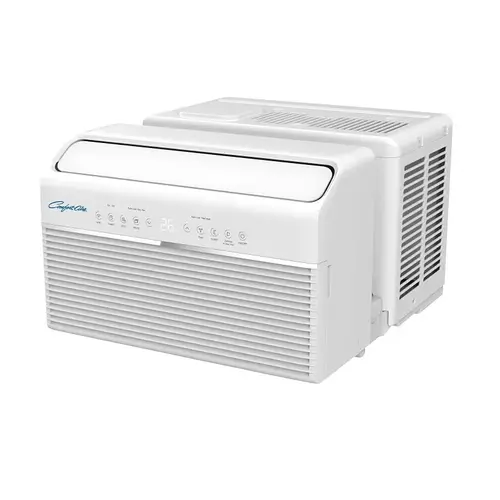 Window Air Conditioner, 115 V, 60 Hz, 8000 Btu/hr Cooling, 3.3 EER, 350 sq-ft Coverage Area