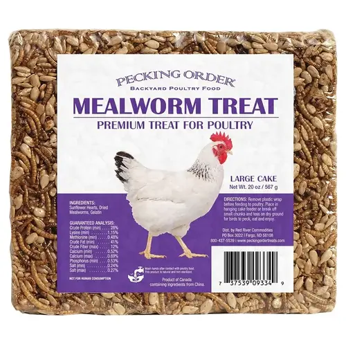 Mealworm Cake Treat, 20 oz Mealworm Cake Treat, 20 oz