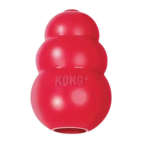 Classic T3 Dog Toy, S, Rubber, Red
