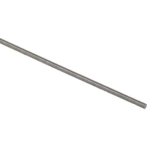 4007BC Series Threaded Rod, #10-32 Thread, 36 in L, Fine Grade, Stainless Steel, UNF Thread 4007BC Series Threaded Rod, #10-32 Thread, 36 in L, Fine Grade, Stainless Steel, UNF Thread