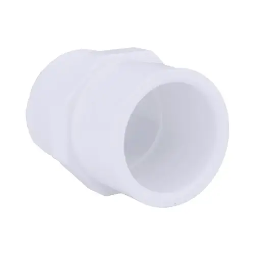 Pipe Adapter Schedule 40 1-1/2" MPT X 1-1/4" D Slip PVC Pipe Adapter Schedule 40 1-1/2" MPT X 1-1/4" D Slip PVC