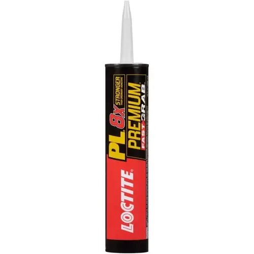 Fast Grab Polyurethane Construction Adhesive, 10 oz. Cartridge Gray