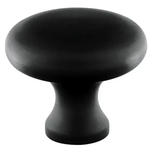 Providence 1-1/4" Cabinet Knob Flat Black Finish Providence 1-1/4" Cabinet Knob Flat Black Finish