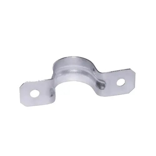 2 Hole Strap ProConnex 3/4" D Zinc-Plated Steel Silver 2 Hole Strap ProConnex 3/4" D Zinc-Plated Steel Silver