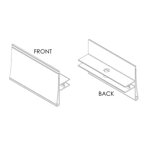 Peg Hook Fronts 9/16" H X 1-5/16" W X 2-3/16" L Clear SCAN HOOK Plastic Clear Peg Hook Fronts 9/16" H X 1-5/16" W X 2-3/16" L Clear SCAN HOOK Plastic Clear