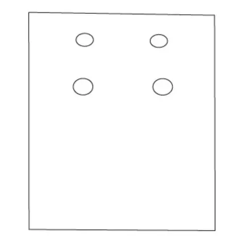 Flexible Peg Back Label Holder 0.001" H X 2.75" W X 3" L Clear Plastic Clear Flexible Peg Back Label Holder 0.001" H X 2.75" W X 3" L Clear Plastic Clear
