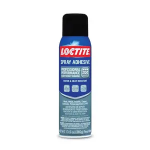 Loctite 2267077 Spray Adhesive Professional Performance High Strength Synthetic Rubber 13.5 oz Off White Clear