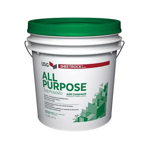 Wallboard Joint Compound, Ready Mix, 4.5 Gallon Pail Off-White Wallboard Joint Compound, Ready Mix, 4.5 Gallon Pail Off-White