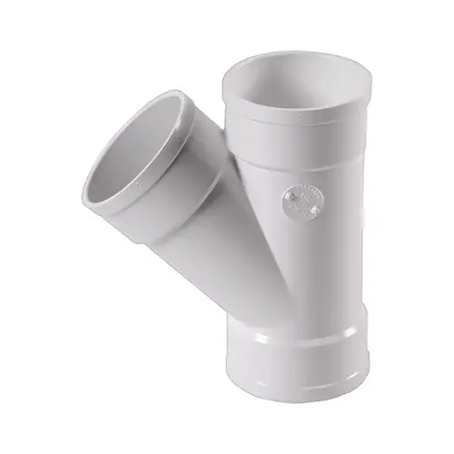 Wye Schedule 35 3" Hub each T X 3" D Hub PVC Wye Schedule 35 3" Hub each T X 3" D Hub PVC