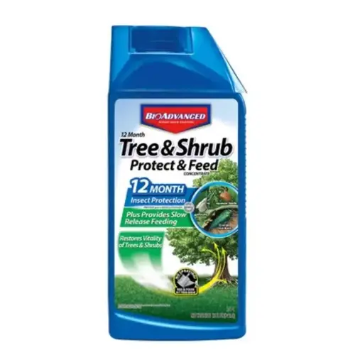 Tree and Shrub Protect and Feed, Liquid, 32 oz Bottle Light Beige/White Tree and Shrub Protect and Feed, Liquid, 32 oz Bottle Light Beige/White
