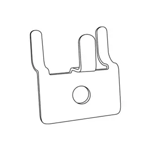 Kinter 109511-ACE Display Hooks Silver Pegboard/Slatwall Steel Silver Pair