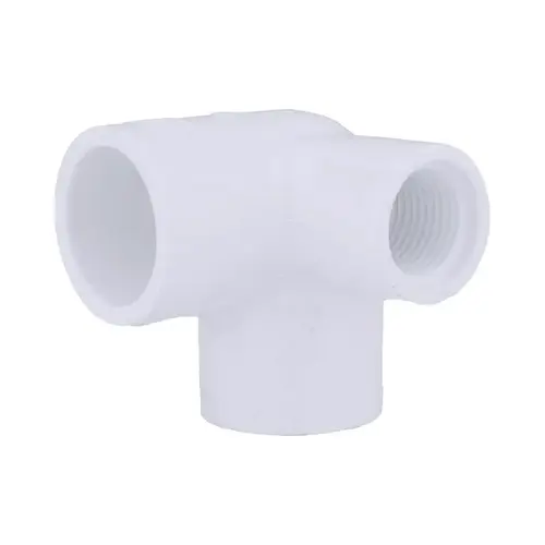 Side Outlet Elbow Schedule 40 1/2" Slip X 1/2" D Slip PVC Side Outlet Elbow Schedule 40 1/2" Slip X 1/2" D Slip PVC